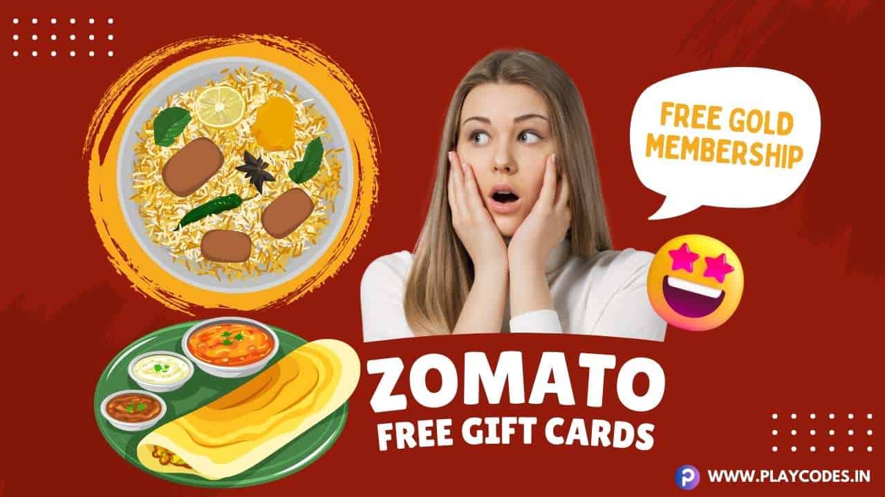 Zomato Gift Card Free Zomato Gift Card