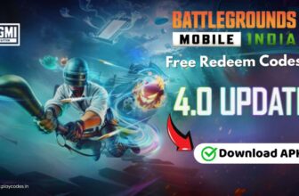 Battlegrounds Mobile India Redeem Codes